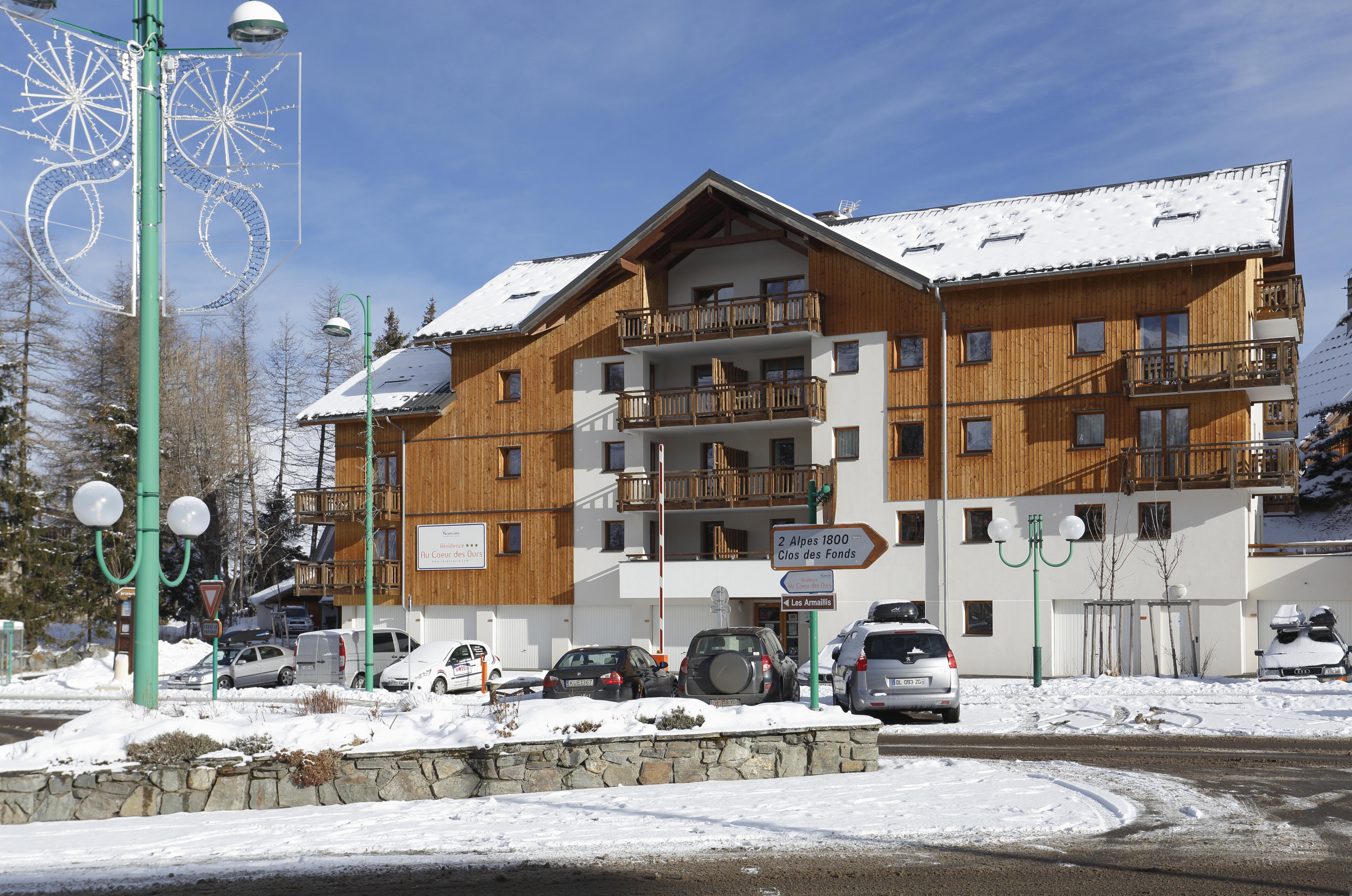 Vacancéole - Au Coeur des Ours Aparthotel Les Deux Alpes Exterior foto